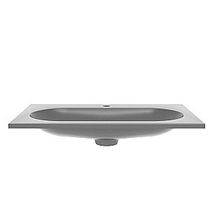 Раковина Vincea VCB-4H800G 80 серый шёлк купить в интернет-магазине Sanbest