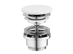 Донный клапан Ravak FLAT X01920 белый матовый купить в интернет-магазине сантехники Sanbest