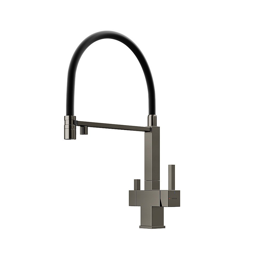 Смеситель для кухни Sancos Moro SC4006GG вороненая сталь купить в интернет-магазине сантехники Sanbest