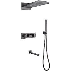 Душевая система Abber Daheim AF8253NG никель купить в интернет-магазине сантехники Sanbest