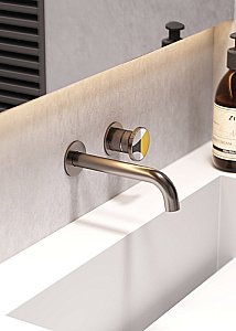 Смеситель для раковины Bronze de Luxe OMG! 9007GM-Y графит/желтый купить в интернет-магазине сантехники Sanbest