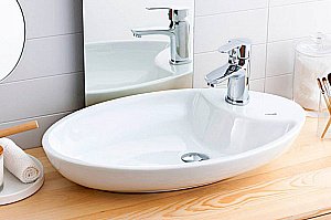 Раковина Creavit Minamal 65 MN065-0000 белая купить в интернет-магазине Sanbest