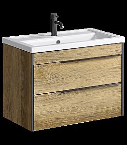 Тумба с раковиной Aqwella Fargo T8/DB для ванной в интернет-магазине Sanbest