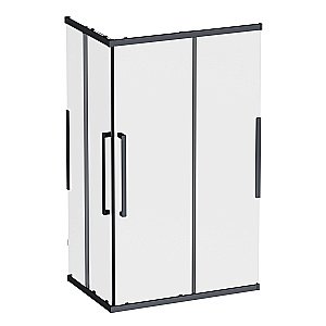 Душевой уголок AM.PM Func Square Slide W84G-403-12080-BТ 120х80 стекло прозрачное/профиль черный матовый купить в интернет-магазине Sanbest