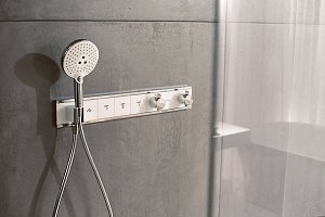 Термостат для душа Hansgrohe RainSelect 15357400 купить в интернет-магазине сантехники Sanbest