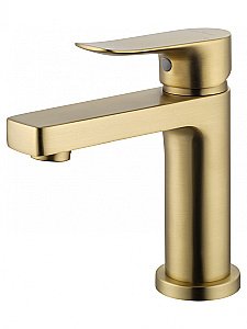 Смеситель для раковины WONZON & WOGHAND Blend, Брашированное золото (WW-A40222-BG) купить в интернет-магазине сантехники Sanbest