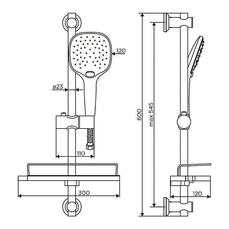 Смеситель для ванны Dorff Ultra D4085016 хром купить в интернет-магазине сантехники Sanbest