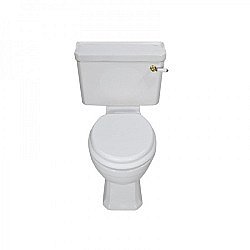 Унитаз Magliezza Retro 7011 белый/бронза, с бачком купить в интернет-магазине Sanbest