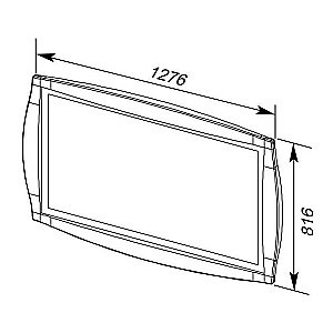 Зеркало Aquanet Виктория 120 черное в ванную от интернет-магазине сантехники Sanbest