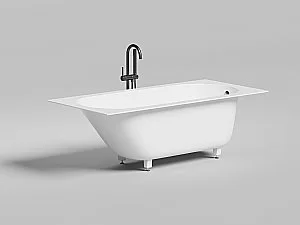 Ванна Salini Ornella S-Sense 170х80 102314G белая купить в интернет-магазине Sanbest