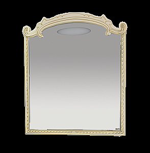 Зеркало Misty Элис 100x123 беж.патина/стекло в ванную от интернет-магазине сантехники Sanbest