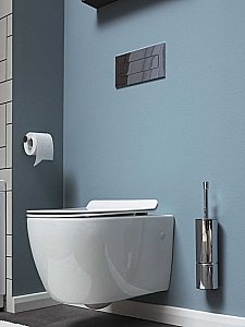 Унитаз подвесной Aquanet Rimless Cetus W Short LX-1900 с крышкой микролифт, безободковый купить в интернет-магазине Sanbest