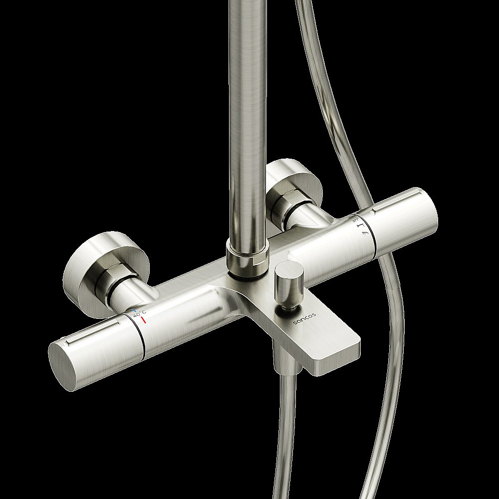 Душевая система Sancos Etna SC9008BN брашированный никель купить в интернет-магазине сантехники Sanbest