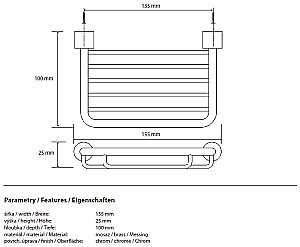 Мыльница Bemeta Cytro 146208132 купить в интернет-магазине сантехники Sanbest