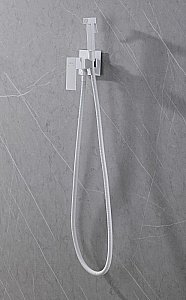 Гигиенический душ ABBER Daheim AF8226W белый матовый купить в интернет-магазине сантехники Sanbest