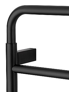 Полотенцесушитель электрический WONZON & WOGHAND WISMAR, Черный матовый (WW-AL201-MB) купить в интернет-магазине сантехники Sanbest