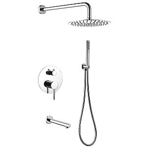 Душевая система ABBER Emotion AF8817 хром купить в интернет-магазине сантехники Sanbest