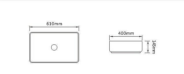 Раковина накладная SantiLine 61 SL-1090 белая купить в интернет-магазине Sanbest