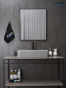 Раковина накладная Gid Gm1344 серая матовая купить в интернет-магазине Sanbest