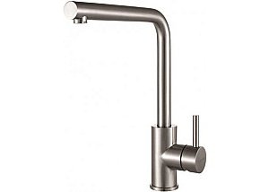 Смеситель для кухни Aquanet Steel AF211-41S купить в интернет-магазине сантехники Sanbest