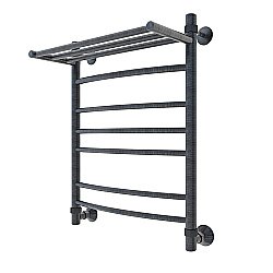 Полотенцесушитель водяной Veconi Nemi-B N6050GR-B графит купить в интернет-магазине сантехники Sanbest