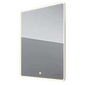 Зеркало c LED-подсветкой Dreja POINT 60x80 белый в ванную от интернет-магазине сантехники Sanbest