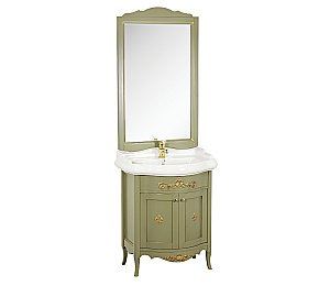 Тумба с раковиной Migliore Bella 73 Oliva для ванной в интернет-магазине Sanbest