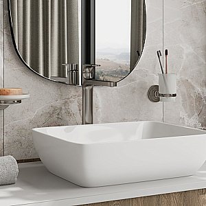 Смеситель для раковины WasserKRAFT Spree 1403H никель купить в интернет-магазине сантехники Sanbest