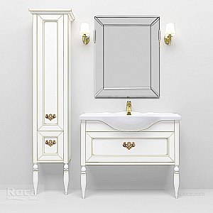 Тумба с раковиной Roca America Evolution L ZRU9302960 85 дуб молочный для ванной в интернет-магазине Sanbest