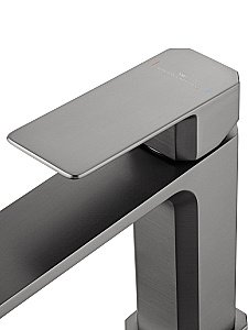 Смеситель для раковины WONZON & WOGHAND DIAMOND, Темный графит (WW-88139011-BGM) купить в интернет-магазине сантехники Sanbest