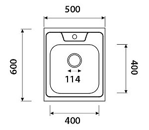 Мойка кухонная Kaiser KSS-6050 хром купить в интернет-магазине сантехники Sanbest