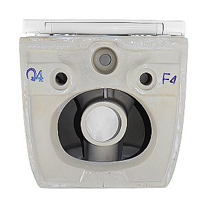 Унитаз подвесной Azario Terso AZ-092E-UQ3 белый, безободковый, с крышкой микролифт, слив торнадо купить в интернет-магазине Sanbest