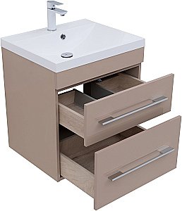 Тумба с раковиной Aquanet Верона 304536 60 капучино для ванной в интернет-магазине Sanbest
