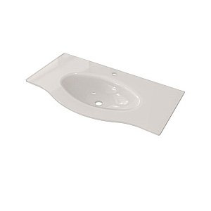 Тумба с раковиной Caprigo Nokturn 90 с 1 ящиком/раковина стекло белая для ванной в интернет-магазине Sanbest