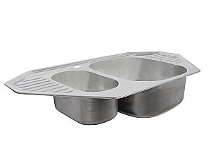 Мойка кухонная Kaiser KSS-8547 хром купить в интернет-магазине сантехники Sanbest