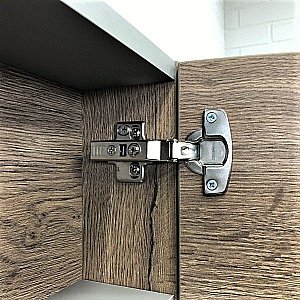 Зеркальный шкаф Comforty Никосия 00-00008850 60 дуб темный купить в интернет-магазине сантехники Sanbest