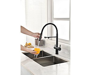 Смеситель для кухни Paulmark Gravity Gr213888-AN антрацит купить в интернет-магазине сантехники Sanbest