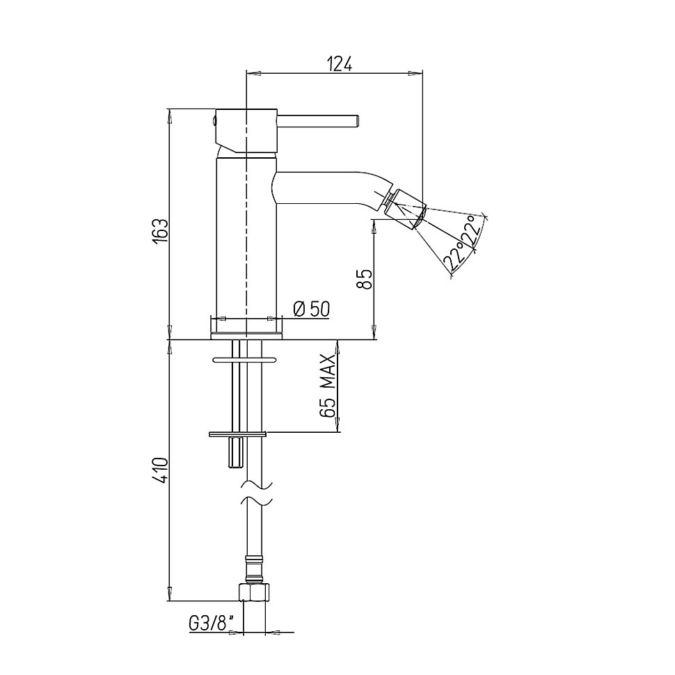 Смеситель для биде PAINI Cox 78CR304O хром купить в интернет-магазине сантехники Sanbest
