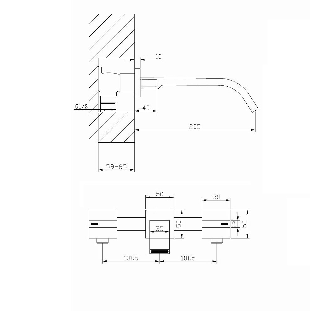 Смеситель для раковины Abber Wasserfall AF8612NG никель купить в интернет-магазине сантехники Sanbest