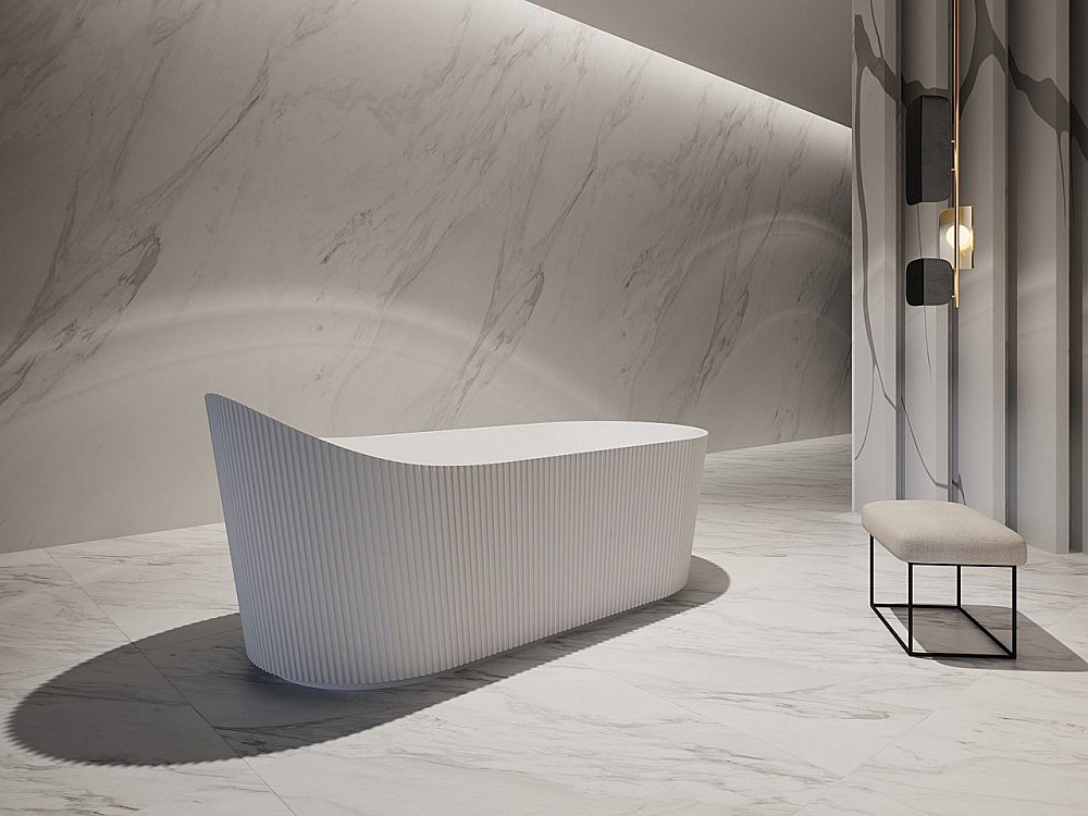 Ванна акриловая ABBER AB9445MW 170х80 белая матовая купить в интернет-магазине Sanbest