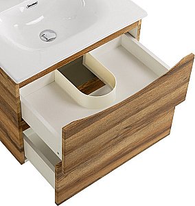 Тумба с раковиной BelBagno MARINO-CER-N-700-2C-SO-RR-P Rovere Rustico для ванной в интернет-магазине Sanbest