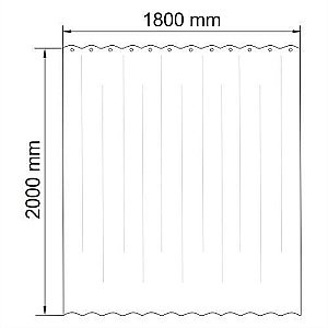 Текстильная шторка для ванной WasserKRAFT Ammer  SC-70101 купить в интернет-магазине сантехники Sanbest