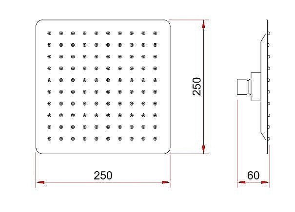 Душевая система Berges VENTAS 73006 черная матовая купить в интернет-магазине сантехники Sanbest