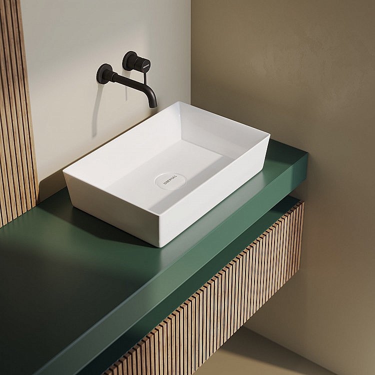 Раковина Berges Mascon 56 181003 белая купить в интернет-магазине Sanbest