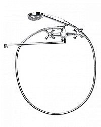 Смеситель для ванны Orange Classic M71-211cr купить в интернет-магазине сантехники Sanbest
