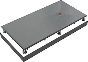 Душевой поддон Creto Ares 100x80 графит купить в интернет-магазине Sanbest