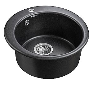Мойка кухонная Paulmark Gelegen PM404800-BL Черная купить в интернет-магазине сантехники Sanbest