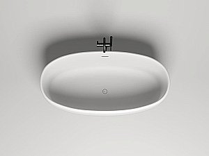 Ванна Salini LUCE Up&Down S-Stone Solix 169х87 100121M белая матовая купить в интернет-магазине Sanbest