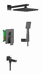 Душевая система Timo Selene SX-3069/03SM черная матовая купить в интернет-магазине сантехники Sanbest