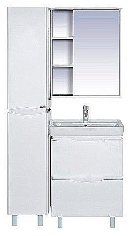 Тумба с раковиной напольная Misty Венера 60 белая для ванной в интернет-магазине Sanbest